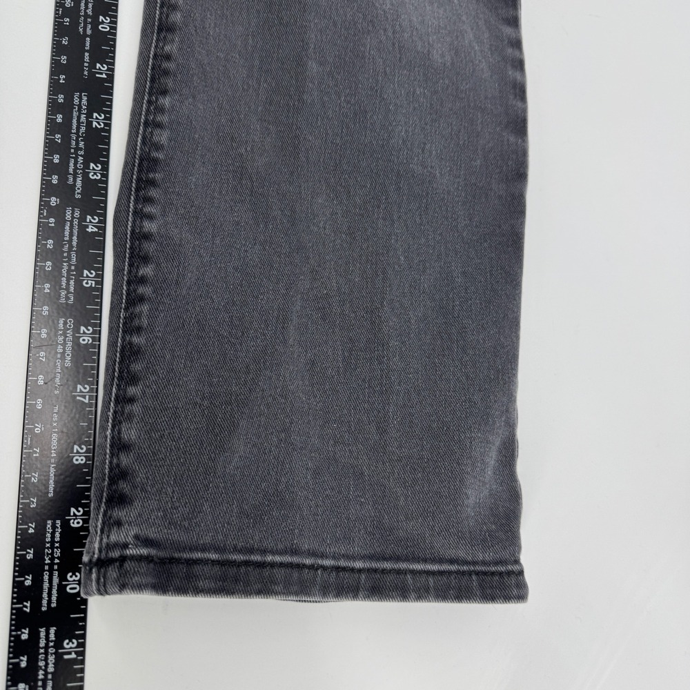 Mott & Bow Mens Straight Leg Jeans 32x30 Charcoal Faded Black Gray Stretch Denim - Picture 7 of 7